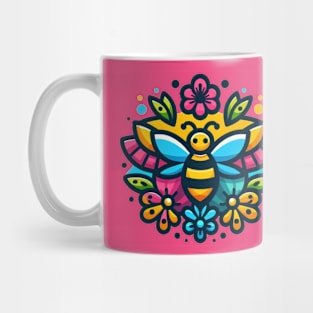 Flower Bee Mug